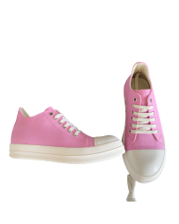 Rick Owens Pink Low-Top Sneakers