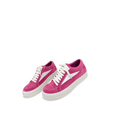 Rick Owens Low-Top Sneakers - Pink Suede
