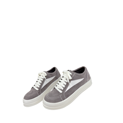 Rick Owens Low-Top Sneakers - Grey Suede