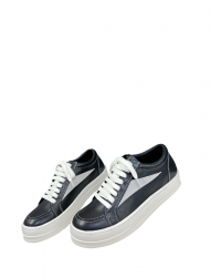 Rick Owens Low-Top Sneakers - Black Leather