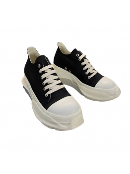 Rick Owens Low-Top Sneakers - Black and White