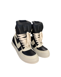 Rick Owens Geobasket Sneakers - Black and White