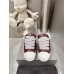 Rick Owens Burgundy Low-Top Sneakers