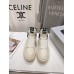 Rick Owens Cream and Black High-Top Sneakers