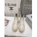 Rick Owens Cream High-Top Sneakers