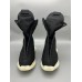 Rick Owens Black High-Top Canvas Boots