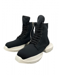 Rick Owens Black High-Top Platform Sneakers
