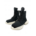 Rick Owens Black High-Top Platform Sneakers