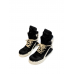 Rick Owens Geobasket Sneakers - Black Pony Hair