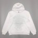 SP5DER OG RHINESTONE LOGO HOODIE WHITE