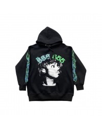 JUICE WRLD x SP5DER HOODIE BLACK