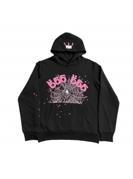 SP5DER ANGEL NUMBER HOODIE BLACK