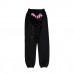 SP5DER ANGEL NUMBER SWEATPANTS BLACK