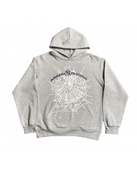 SP5DER ARACH NY PHOBIA HOODIE ASH GREY