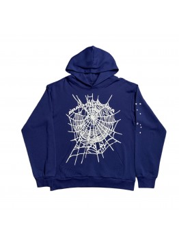 SP5DER ARACH NY PHOBIA HOODIE NAVY