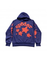 SP5DER BELUGA HOODIE NAVY