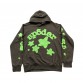 SP5DER BELUGA HOODIE SLATE GREY/GREEN