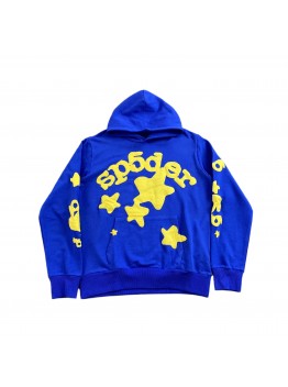 SP5DER BELUGA HOODIE TC BLUE