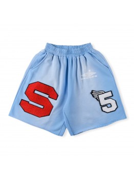 SP5DER CUT SWEATSHORT VINTAGE BLUE