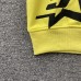 SP5DER DOUBLE LAYER 5 STAR ZIP HOODIE YELLOW