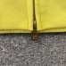 SP5DER DOUBLE LAYER 5 STAR ZIP HOODIE YELLOW