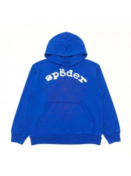 SP5DER LEGACY HOODIE BLUE