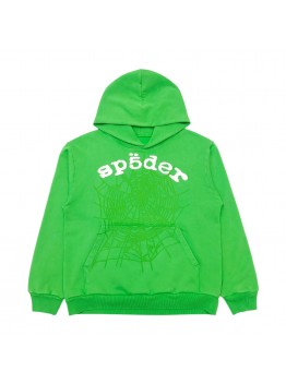 SP5DER LEGACY HOODIE GREEN