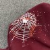 SP5DER NOCTURNAL HIGHWAY HOODIE BURGUNDY