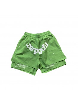 SP5DER OG WEB DOUBLE LAYER SHORT GREEN