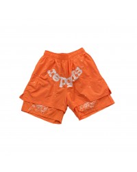 SP5DER OG WEB DOUBLE LAYER SHORT ORANGE