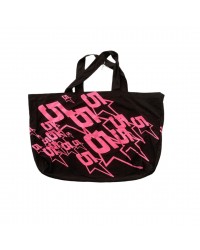SP5DER OVERSIZED TOTE BAG BLACK