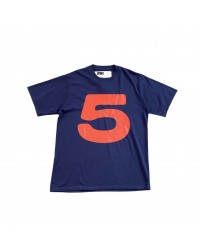 SP5DER RED 5 BABY TEE NAVY