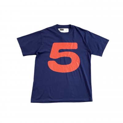SP5DER RED 5 BABY TEE NAVY