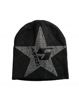 SP5DER STAR RHINESTONE SKULLY BLACK