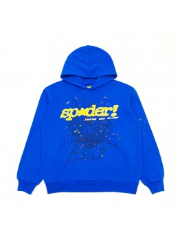 SP5DER TC HOODIE BLUE