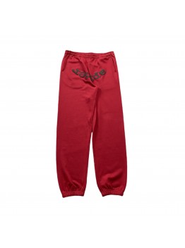 SP5DER VVS SWEATPANTS RED