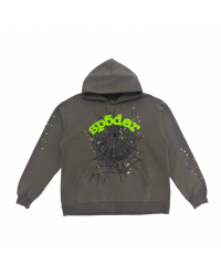 SP5DER WAIT WEB HOODIE SLATE GREY