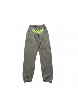 SP5DER WAIT WEB SWEATPANTS SLATE GREY