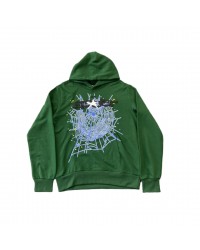 SP5DER WEB HOODIE HUNTER GREEN