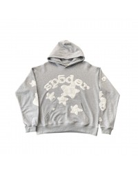 SP5DER BELUGA HOODIE HEATHER GREY