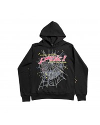 SP5DER P*NK HOODIE BLACK