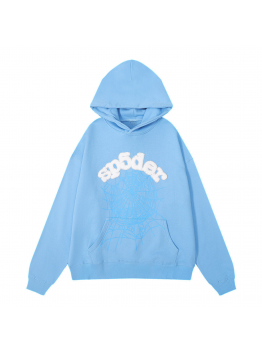 SP5DER WEB HOODIE SKY BLUE
