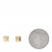 14K Rose Gold Pyramid Stud Earrings