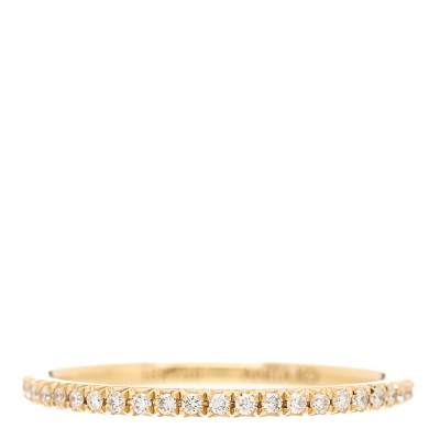 18K Yellow Gold Diamond Eternity Ring 53 6.5