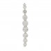 18K White Gold Diamond Lobe Cuff Earring