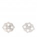 18K White Gold Diamond Opera Earrings
