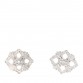 18K White Gold Diamond Opera Earrings