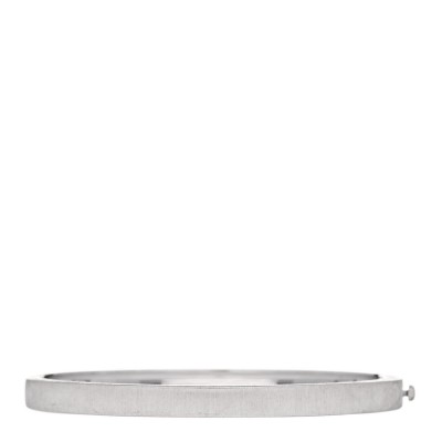 18K White Gold 5mm Macri Classica Bangle Bracelet