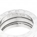 18K White Gold B.Zero1 Three-Band Ring 48 4.5