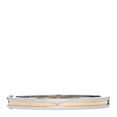 18K Yellow Gold Stainless Steel B.Zero1 Bangle Bracelet